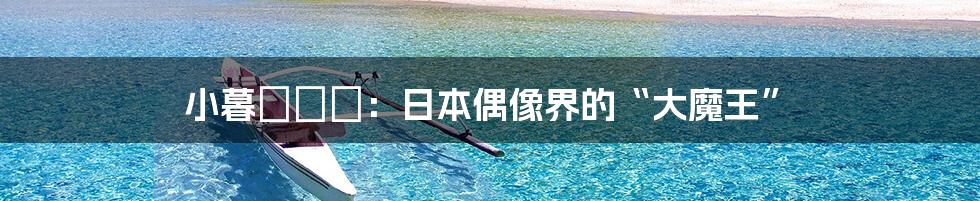 小暮カレン:日本偶像界的“大魔王”