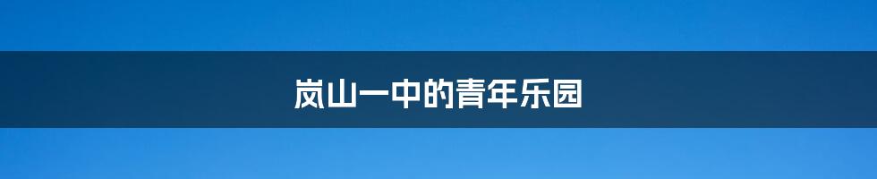 岚山一中的青年乐园