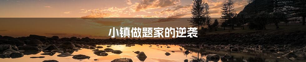 小镇做题家的逆袭