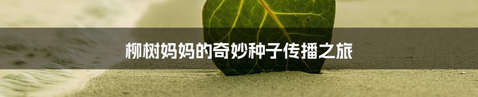 柳树妈妈的奇妙种子传播之旅