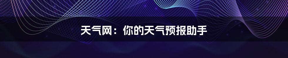 天气网:你的天气预报助手