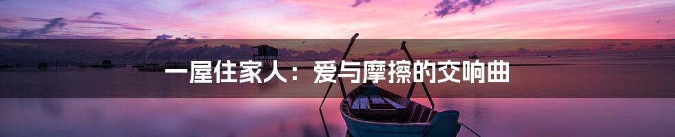 一屋住家人:爱与摩擦的交响曲