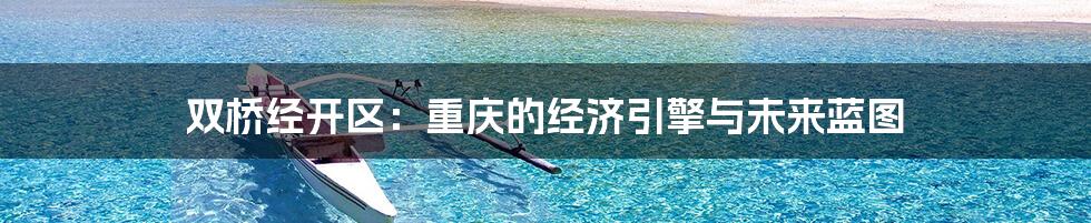 双桥经开区：重庆的经济引擎与未来蓝图