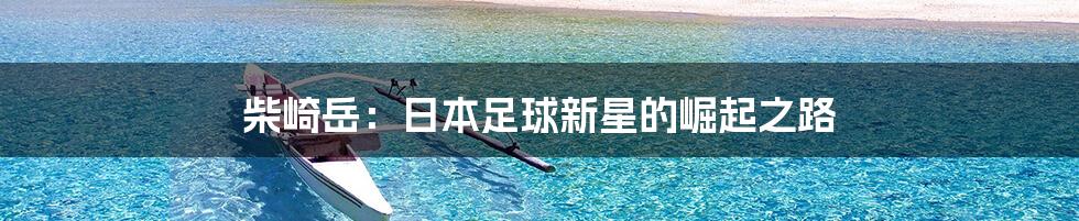 柴崎岳:日本足球新星的崛起之路