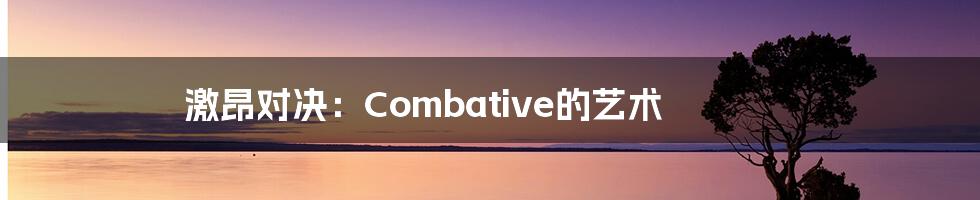 激昂对决:Combative的艺术