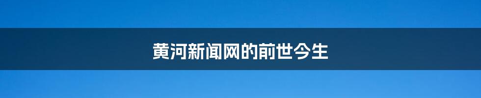 黄河新闻网的前世今生