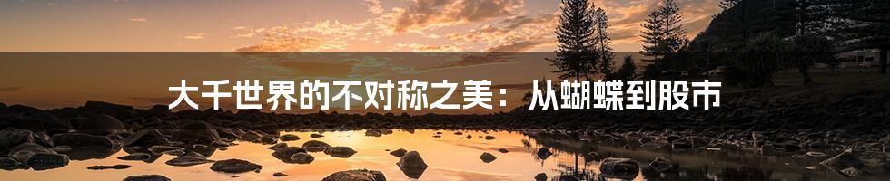 大千世界的不对称之美：从蝴蝶到股市