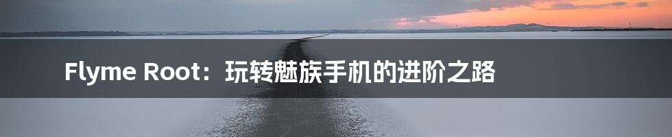 Flyme Root：玩转魅族手机的进阶之路