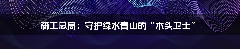 森工总局：守护绿水青山的“木头卫士”