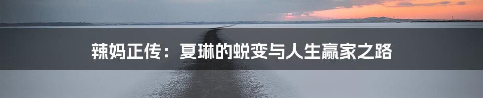 辣妈正传:夏琳的蜕变与人生赢家之路