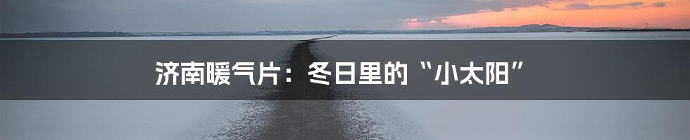 济南暖气片:冬日里的“小太阳”