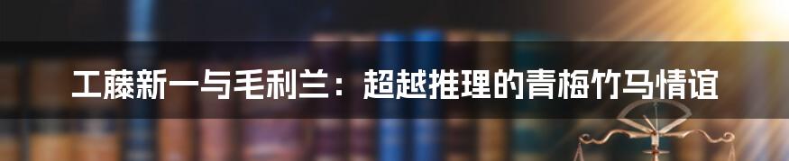 工藤新一与毛利兰：超越推理的青梅竹马情谊