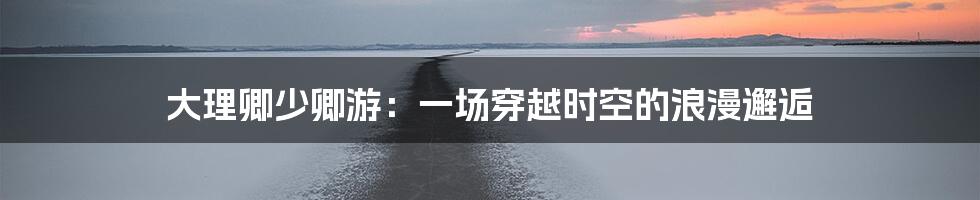 大理卿少卿游:一场穿越时空的浪漫邂逅