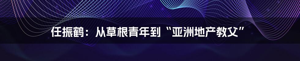 任振鹤:从草根青年到“亚洲地产教父”