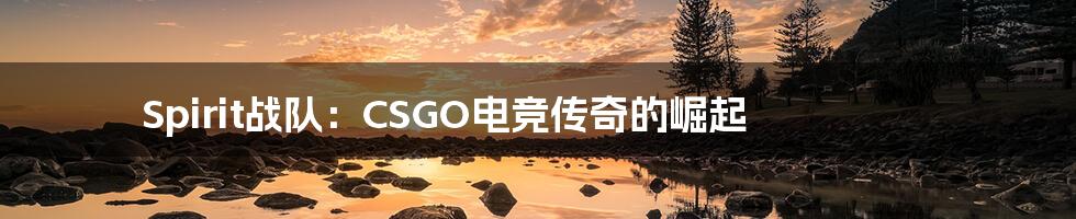 Spirit战队：CSGO电竞传奇的崛起