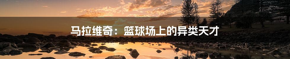 马拉维奇:篮球场上的异类天才