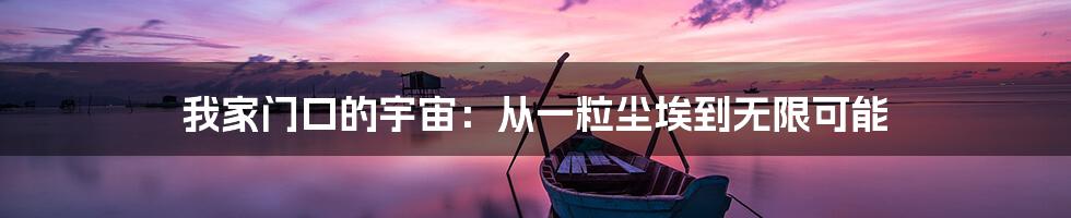 我家门口的宇宙：从一粒尘埃到无限可能