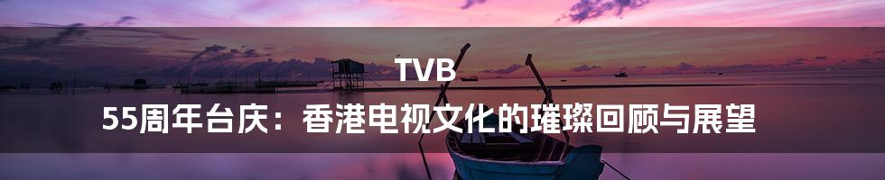 TVB 55周年台庆:香港电视文化的璀璨回顾与展望