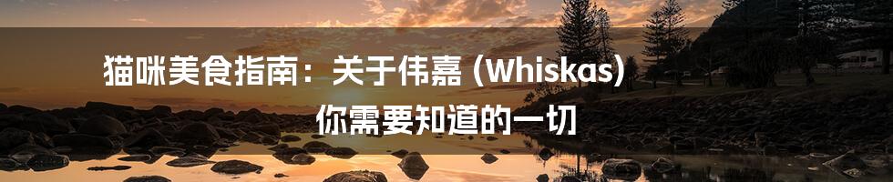 猫咪美食指南:关于伟嘉 (Whiskas) 你需要知道的一切