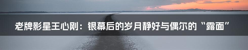老牌影星王心刚:银幕后的岁月静好与偶尔的“露面”