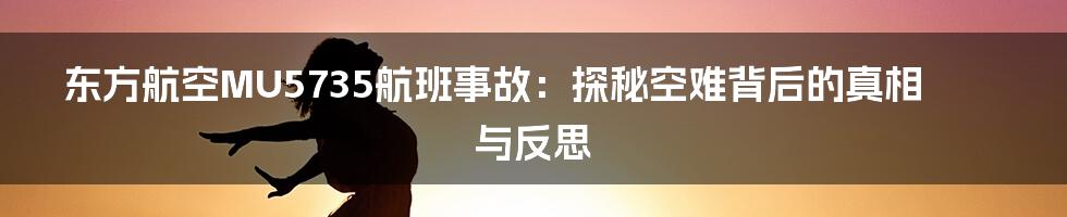 东方航空MU5735航班事故：探秘空难背后的真相与反思