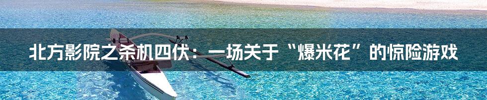 北方影院之杀机四伏:一场关于“爆米花”的惊险游戏