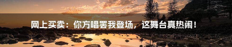 网上买卖:你方唱罢我登场,这舞台真热闹!