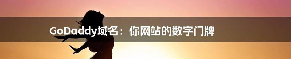 GoDaddy域名：你网站的数字门牌