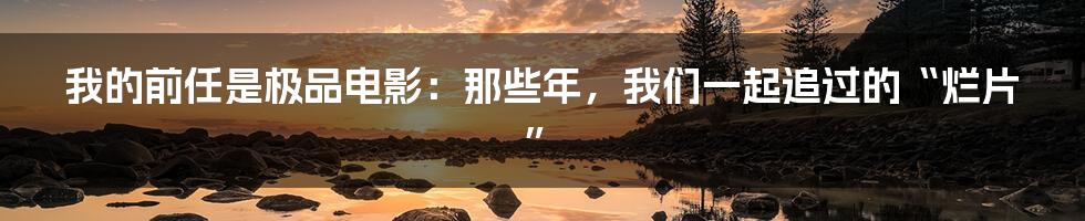 我的前任是极品电影：那些年，我们一起追过的“烂片”