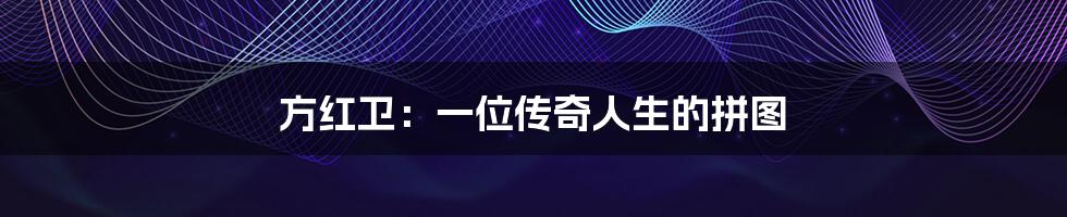 方红卫：一位传奇人生的拼图