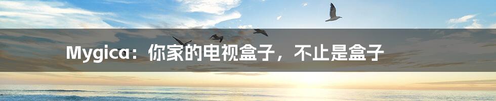 Mygica：你家的电视盒子，不止是盒子