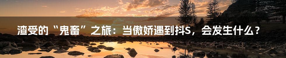 渣受的“鬼畜”之旅:当傲娇遇到抖S,会发生什么?