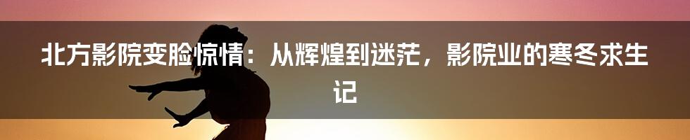 北方影院变脸惊情：从辉煌到迷茫，影院业的寒冬求生记