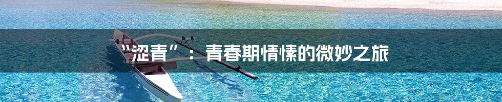 “涩青”:青春期情愫的微妙之旅