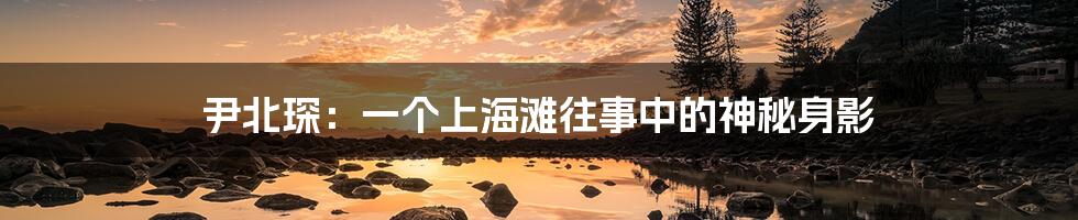 尹北琛:一个上海滩往事中的神秘身影