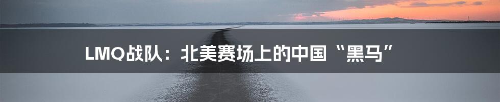 LMQ战队:北美赛场上的中国“黑马”