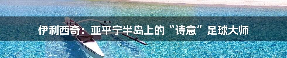 伊利西奇：亚平宁半岛上的“诗意”足球大师