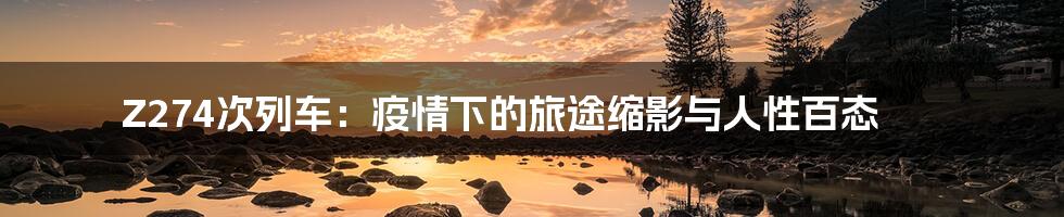Z274次列车：疫情下的旅途缩影与人性百态