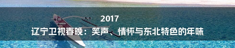 2017 辽宁卫视春晚：笑声、情怀与东北特色的年味