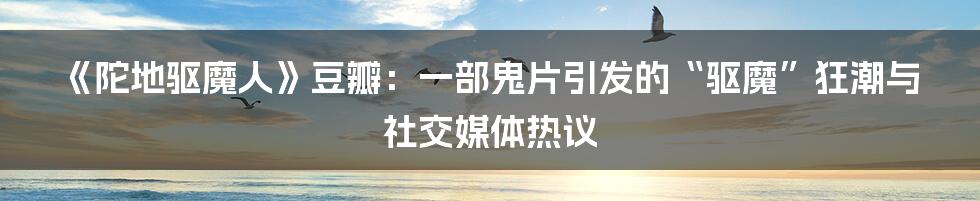 《陀地驱魔人》豆瓣:一部鬼片引发的“驱魔”狂潮与社交媒体热议