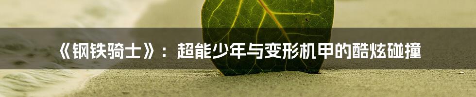 《钢铁骑士》:超能少年与变形机甲的酷炫碰撞