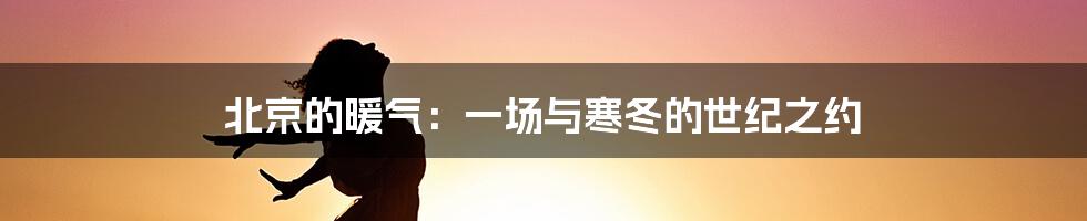 北京的暖气：一场与寒冬的世纪之约