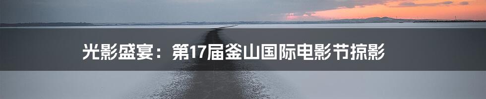 光影盛宴：第17届釜山国际电影节掠影