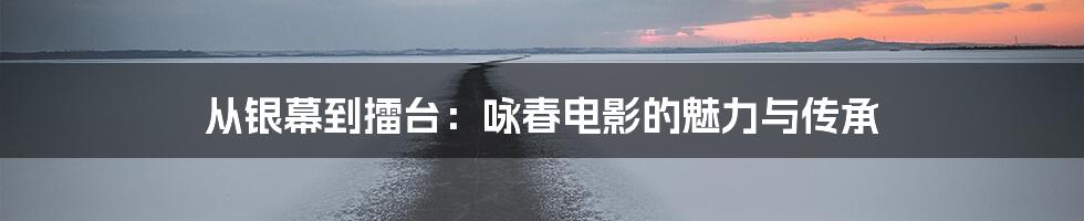 从银幕到擂台：咏春电影的魅力与传承