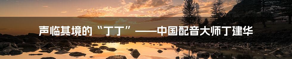 声临其境的“丁丁”——中国配音大师丁建华