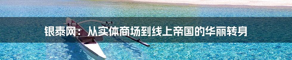银泰网:从实体商场到线上帝国的华丽转身