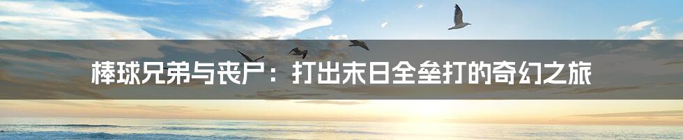棒球兄弟与丧尸:打出末日全垒打的奇幻之旅