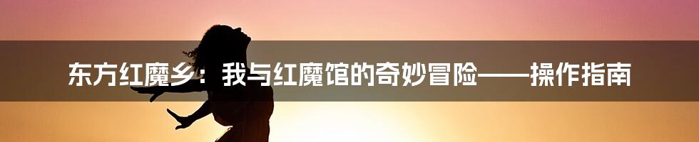 东方红魔乡：我与红魔馆的奇妙冒险——操作指南