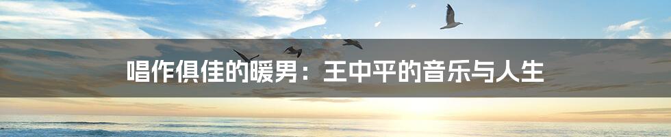 唱作俱佳的暖男:王中平的音乐与人生