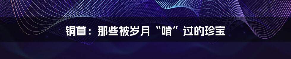 铜首:那些被岁月“啃”过的珍宝